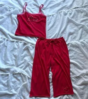 Jolie Intimates Vintage Love Cut-Out Two Piece Loungewear Set thumbnail 1