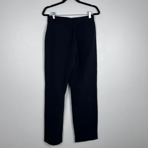 Abercrombie & FItch Women's Flat Front Trousers Black Sz 8L thumbnail 5
