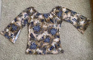 Charlotte Russe VTG Boho Top Sz M thumbnail 3