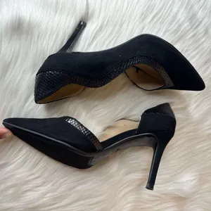 Marc Fisher 'Darnea' Black Pointed Toe Heels Size 5.5 thumbnail 10