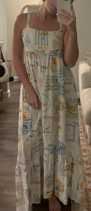 Paper Heart Maxi Dress thumbnail 1