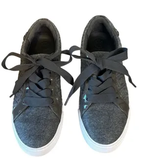 Tory Burch Marion Quilted Felt Sneakers Dovestone Grey 8‎ thumbnail 1