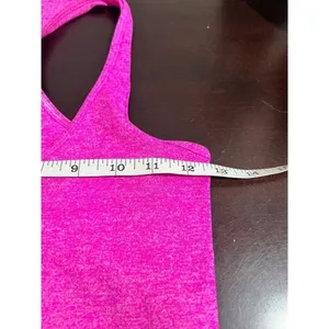 Lululemon Cool Racerback Tank Heathered Pink‎ Athletic Yoga Top Size 4 thumbnail 6