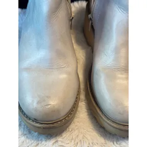 DV Dolce Vita Womens Gray Leather Platform Wedge Lug Sole Ankle Boots Zipper thumbnail 8