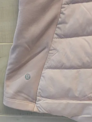 {8} Lululemon Down For It All Puffer Vest Porcelain Pink thumbnail 11