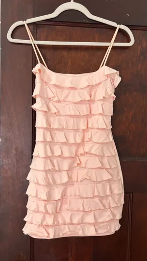 Edikted Mini Ruffle Dress thumbnail 1