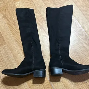 Elegant Black over the Knee-High Women's 8.5 Boots thumbnail 3