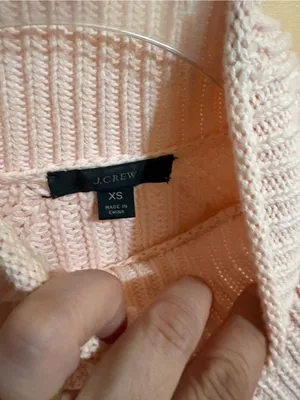 J. Crew Relaxed Rollneck Sweater in Sweet Blush thumbnail 4