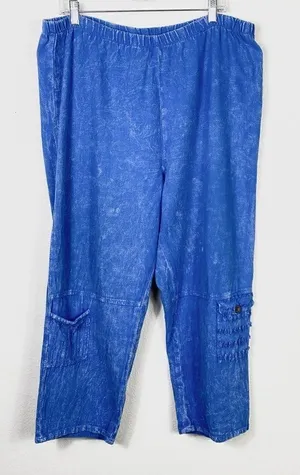 Vintage Produce Company Blue Wash Boho Pants thumbnail 1