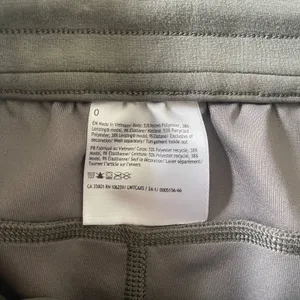 Lululemon Softstreme High-Rise Short Women 0 Green Athleisure Pockets Drawstring thumbnail 7