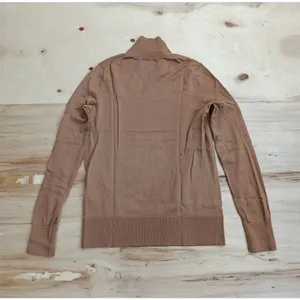 BANANA REPUBLIC 100% Merino Wool Womens XS Turtleneck Sweater Light Brown Camel thumbnail 7