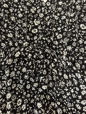 Altar'd State Black Floral Romper thumbnail 4