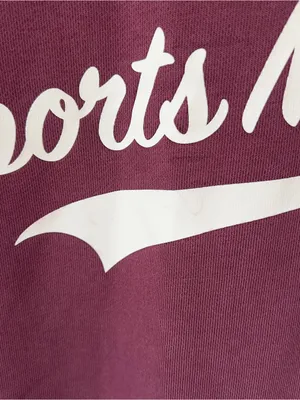 Favorite Daughter Sports Mom Sweatshirt in Burgundy / Gardenia thumbnail 5