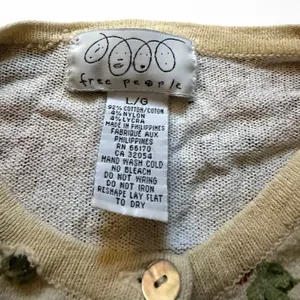 Free People Vintage The Originals Cropped Floral Cardigan thumbnail 3