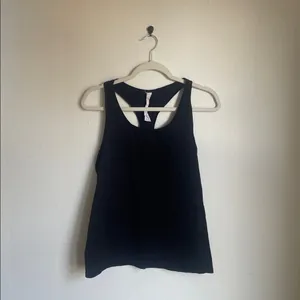 Fabletics Black Racerback Tank thumbnail 3