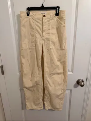 Madewell The Darted Barrel Leg Pant 25 thumbnail 2