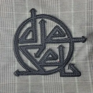 Diesel Women's Tote Gray OS Plaid Check Leather Trim Double Strap Shoulder Bag thumbnail 2