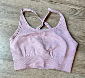 AYBL Motion Seamless Sports Bra Pink Size XS LIKE NEW thumbnail 3