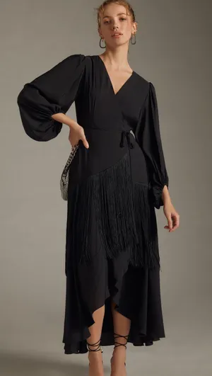 Anthropologie Fringe Dress thumbnail 1