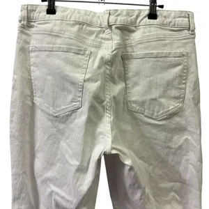 Nine West White Chrystie Stretch Denim Capri Jeans Womens Plus Size 14 thumbnail 6