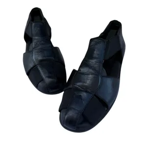 Airspree Black Leather Slip-On Sandals Women’s Size 7 Comfort Summer Shoes thumbnail 8