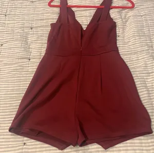 Soprano Maroon Envelope Romper thumbnail 2