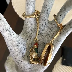 Vintage Keychain Bundle Ballet Slippers Gnome thumbnail 2