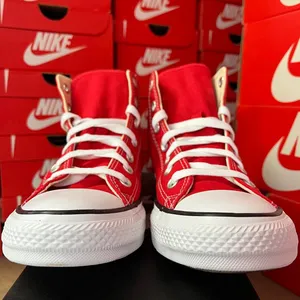 Converse Women's Red Trainers thumbnail 2