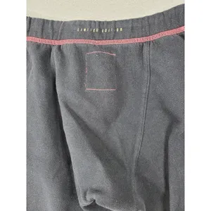 PINK Victorias Secret Sweatpants Women XS Black Neon Pink Side Stripe Limited ED thumbnail 6
