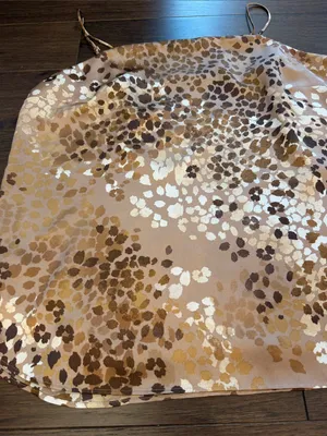 Ann Taylor Leopard Print Faux Satin Cami Large - C52-018 thumbnail 3