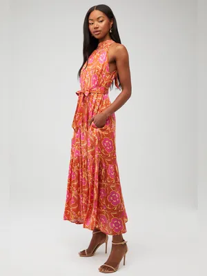 Cleobella Luella Floral Halter Maxi Dress XS thumbnail 2