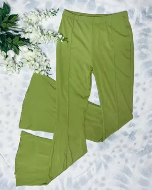 Avocado Ribbed Flare Pants thumbnail 2