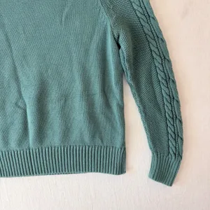 Gap Cable Knit Pullover Sweater Women XS Bistro Green thumbnail 11