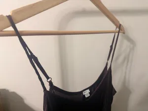 Aerie Burgundy Satin Dress thumbnail 6