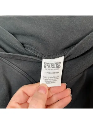 Victorias Secret PINK Womans Black Crossover Waist tennis active Skort small thumbnail 3
