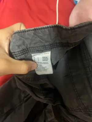 Dark Grey American Eagle Cargo Pants thumbnail 8