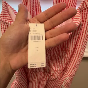Nwt Anthropologie Maeve Seersucker Halter Romper thumbnail 5