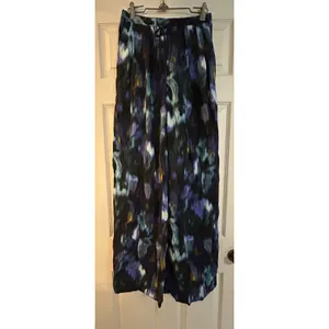 Calia Pants Opulent Blossom Blue Women’s XS Wide Leg Pull On Tropical Resort thumbnail 2