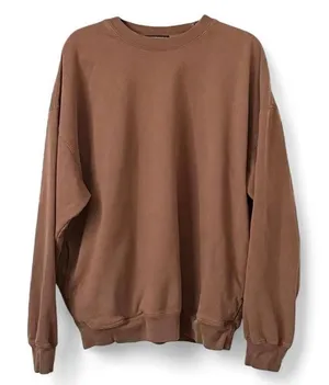 Brandy Melville erica brown crewneck oversized sweatshirt thumbnail 1