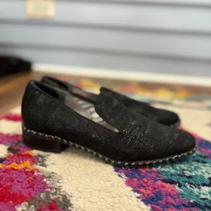 Adrianna Papell Studded Stingray Leather Loafers thumbnail 3