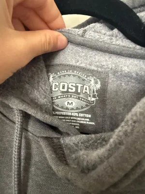 Costa Del Mar Gray Hoodie thumbnail 3
