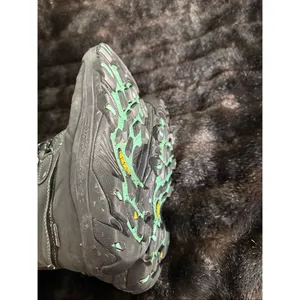 Keen Alaska Hiking Boots Womens Size 7.5 Black Blue Trim snow tall thumbnail 5