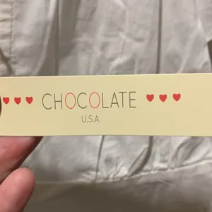 Chocolate USA, white shirt, deep V in the back with a tie NWT thumbnail 4
