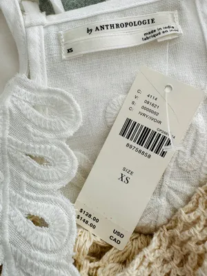 Anthropologie Crochet Embroidered Sweater Tank Top, Size XS thumbnail 12