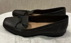 Clarks COLLECTION Shoes Soft Cushion Brown Slip-On Womens Size 9.5M thumbnail 4