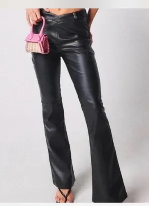 Tiger Mist Leather Pants Black thumbnail 2