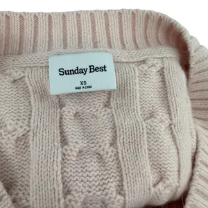 Aritzia Sunday Best Winston Cable Knit Sweater Vest Blush Pink Size XS thumbnail 4