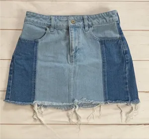 PacSun Patch Work Jean Skirt thumbnail 1