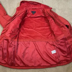 Lands' End Fleece-Lined Women Coat Jacket Puffer Quilted Chore Winter Medium thumbnail 7