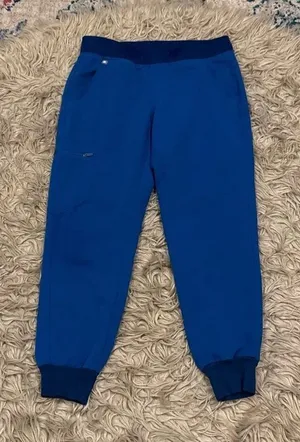 Figs scrub pants size small petite alps blue thumbnail 1